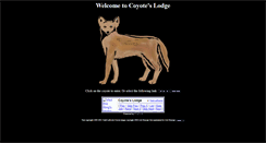 Desktop Screenshot of coyoteslodge.com
